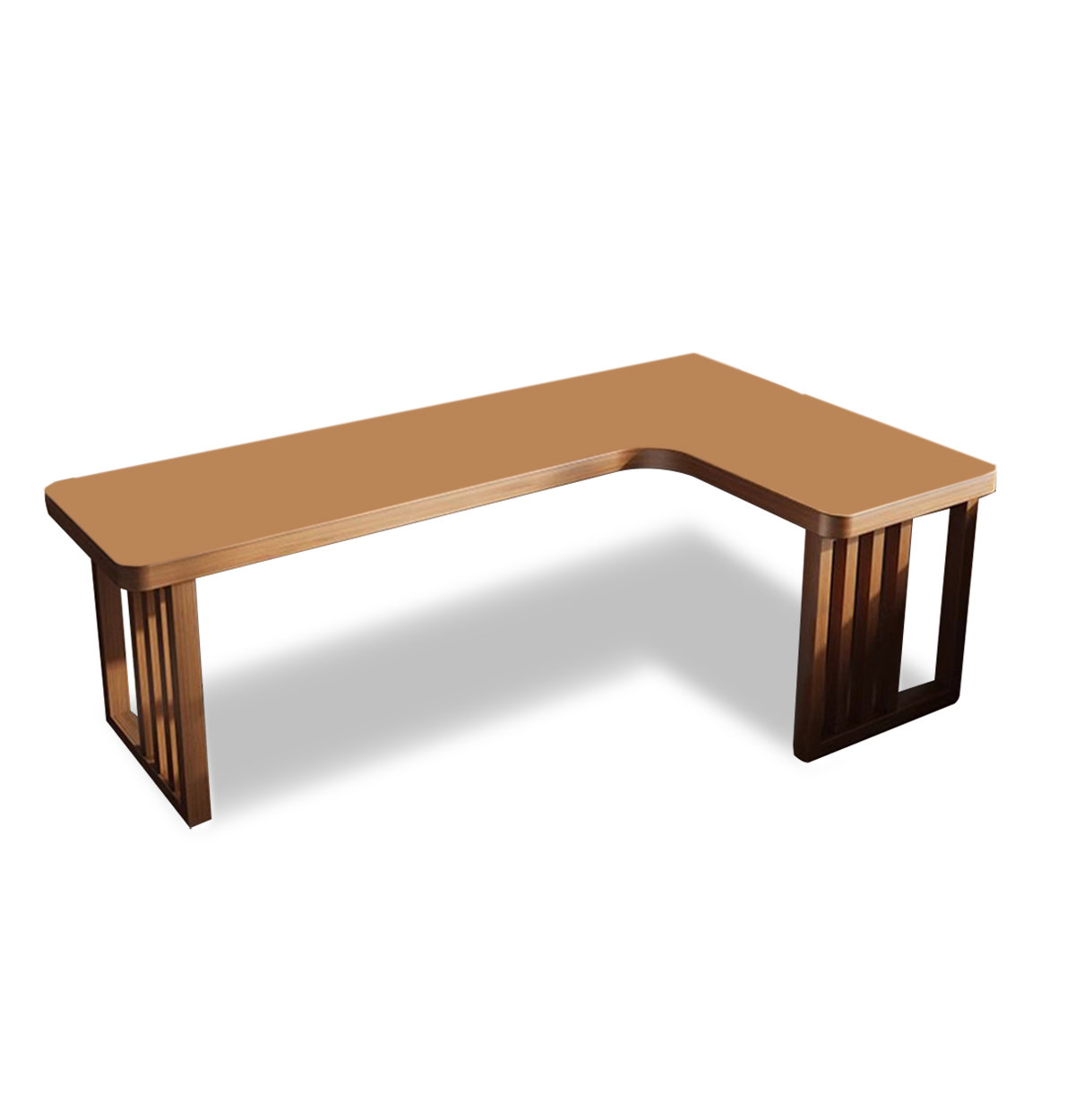 Hokku Designs Solid Wood L-Shape Writing Desk | Wayfair